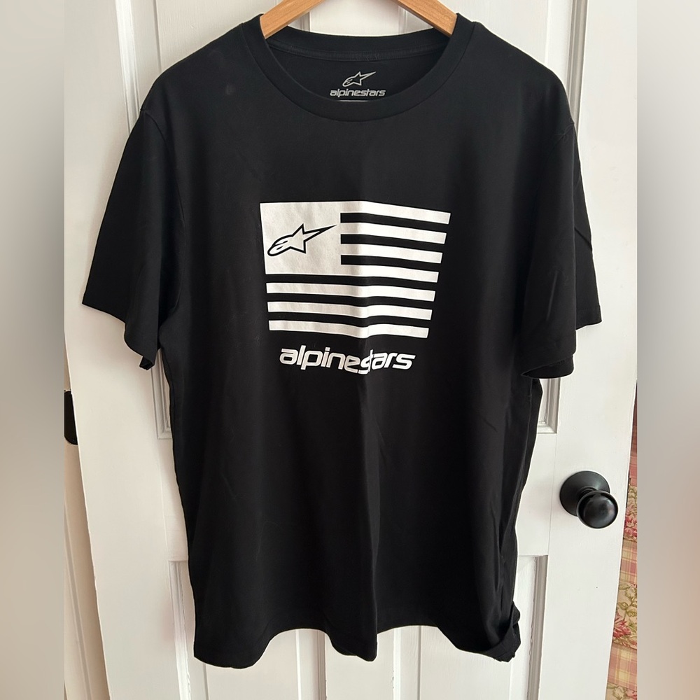 Alpinestars Black Crew Neck Tee